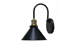 Sofiero Vägglampa Mattsvart/Mässing