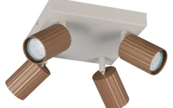 Soka Spotlight 4-delat GU10 kaffe/varmgrå