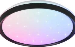 Solit Plafond LED mattsvart stjärnljus RGB