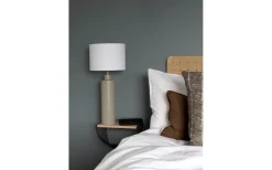 Solo Bordslampa 65cm Matt Beige/Vit