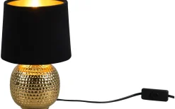 Sophia Bordslampa E14 svart/guld