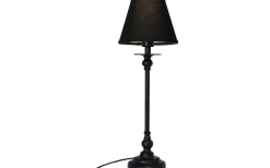 Sophie Lampfot 39cm Svart