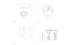 Sorego Vägglampa Svart