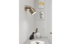 Southery Vägglampa Guldfärgad