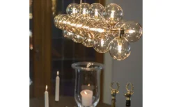 Splendor Bar Taklampa Amber