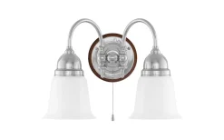 Stackelberg - Förnicklad / Brytare / Brunt fäste