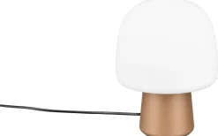 Steen Bordslampa E14 kaffebrun/vit