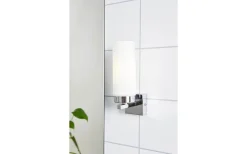Stella Vägglampa 21cm Krom/Vit IP44