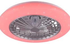 Stralsund Takfläkt 49cm LED RGBW grå stjärnljus