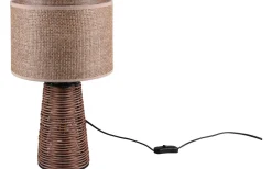 Straw Bordslampa 2xE27 brun/rotting