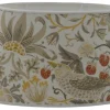 Strawberry Thief Oval Lampskärm 20cm Ochre William Morris