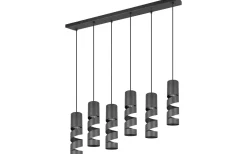Stream Takpendel 6-delad GU10 mattsvart