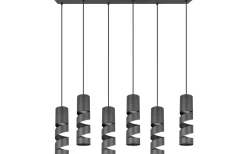 Stream Takpendel 6-delad GU10 mattsvart