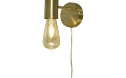 Strict Vägglampa Matt Mässing