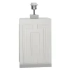 Stucco Lampfot 48cm Matt Vit