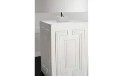 Stucco Lampfot 48cm Matt Vit