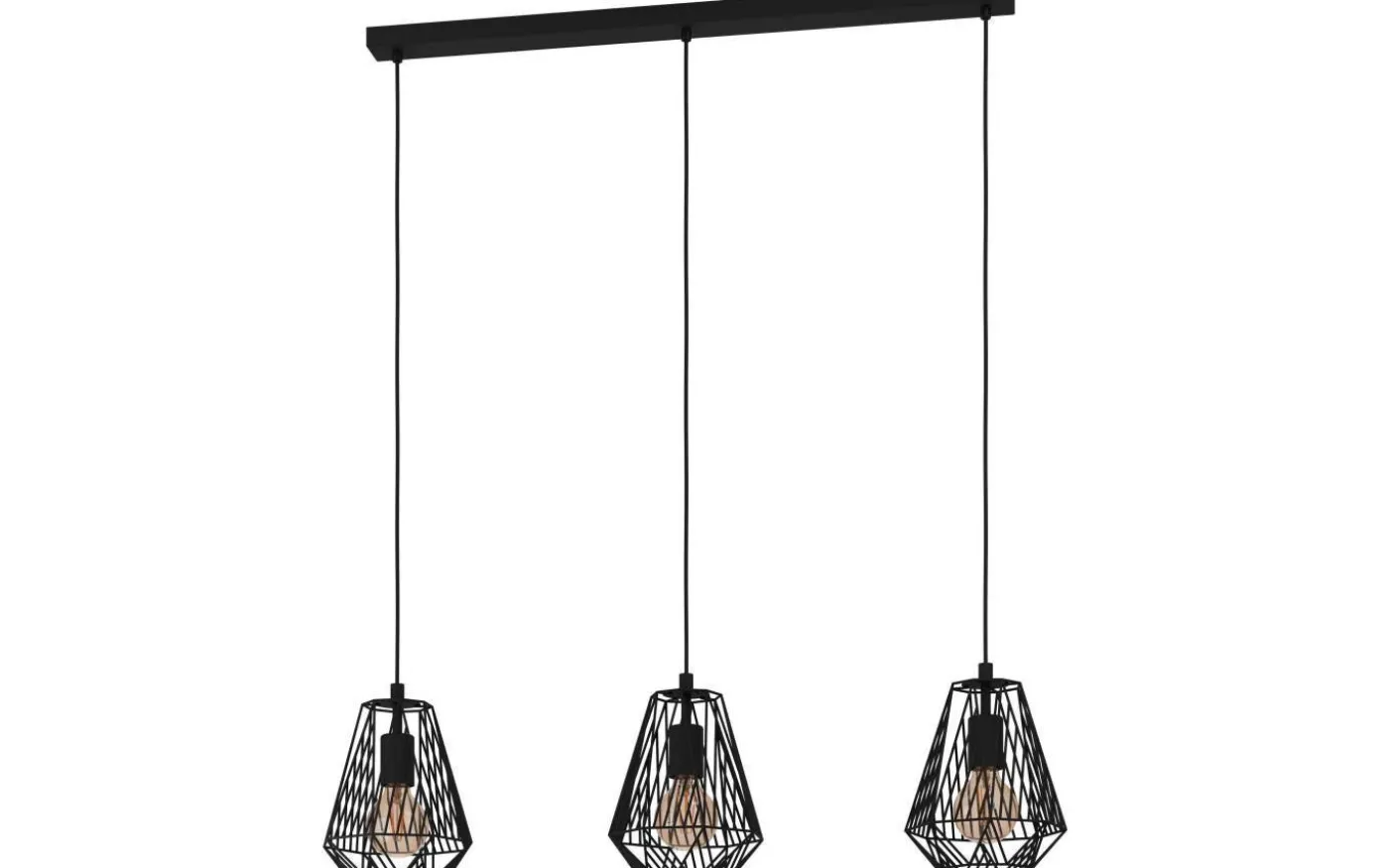 Stype Taklampa 96cm 3L Svart