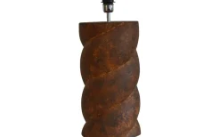 Swirl Lampfot 54cm Dark Terracotta