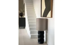 Swirl Lampfot 54cm Matt Svart