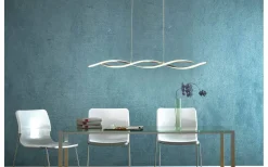 Swirl Taklampa 109cm LED 21W 3000K Krom