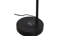 Tabela Bordslampa 52cm med Trådlös Laddning och USB Svart