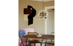 Tage Taklampa Svart Med Klarglas