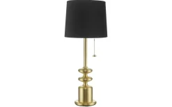 Tanger Bordslampa 56cm Borstad Mässing/Svart