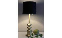 Tanger Bordslampa 56cm Borstad Mässing/Svart