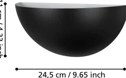 Tanura Vägglampa Svart