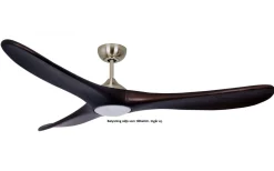 Taurus 140cm Takfläkt Nickel/Valnöt