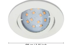 Tedo Spotlight 3-Pack GU10 LED 3000K 3x4,6W Vit