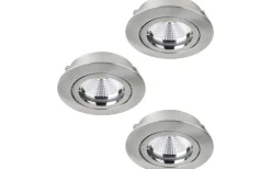 Tedo Spotlight 3-Pack 3-steg DIM GU10 LED 3000K 3x4,8W Nickel