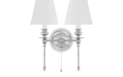 Textilskärm 130 - Vitt bomullstyg