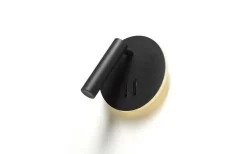 Thalia Vägglampa LED 6W+3W 3000K Svart