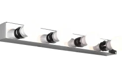 Theatro H2O Vägglampa 4-delad E27 krom IP44