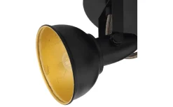 Thornton Takspotlight 25cm Svart/Guld