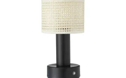 Tiara Uppladdningsbar Bordslampa 24cm LED CCT Svart