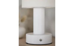 Tiara Uppladdningsbar Bordslampa 24cm LED CCT Vit