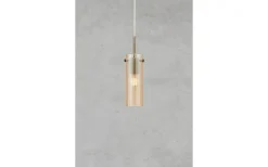 Tibia Fönsterlampa 7cm Amber/Antikmässing