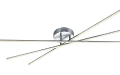 Tiriac Plafond LED borstat stål