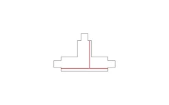 T-Koppling GB36-3 Global 1-Fas Skena Mattvit