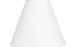 Toppringskärm Ø15cm E14 Classico Vit