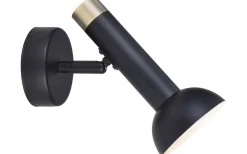 Torch Vägglampa Svart/Mässing