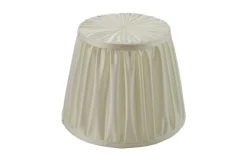 Torino Plisserad Takskärm Ø42cm Offwhite