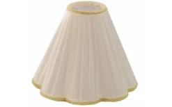 Torino Plisserad Toppringskärm Ø25cm Beige