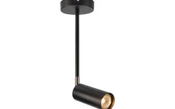 Torino Takspotlight 30cm Svart