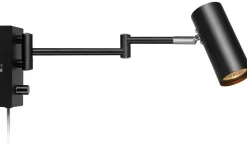 Torino Vägglampa 1L Svart