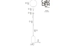 Torrano Golvlampa 145cm Brun