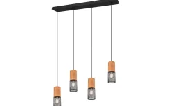 Tosh Takpendel 4xE27 mattsvart