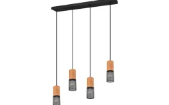 Tosh Takpendel 4xE27 mattsvart